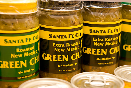 Grön chili från New Mexico